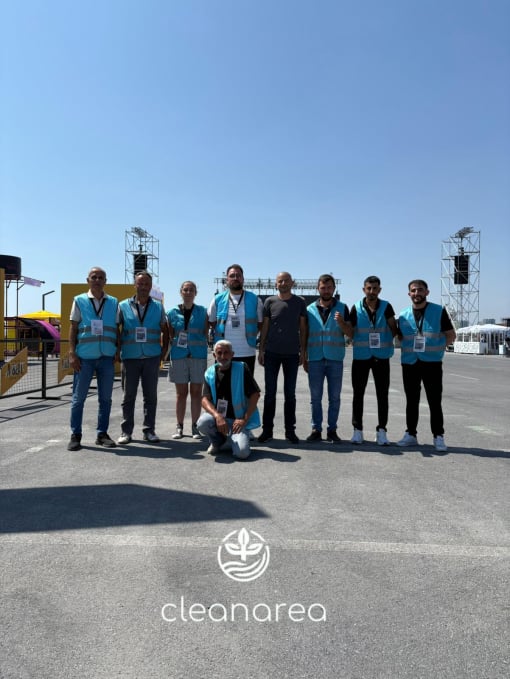 clean area İstanbul konser festival etkinlik Temizlik ekibi